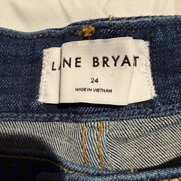 NWT Lane Bryant Signature Fit Wide Leg Womens Plus Sz 24 Dark Wash Denim Jeans - Picture 4 of 11